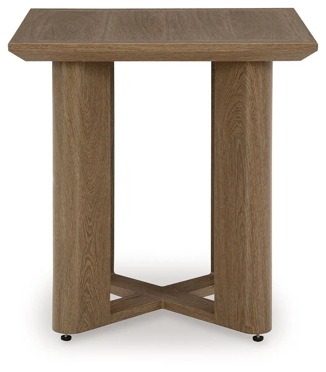 Serene Bay - Square End Table - Dark Brown by Unique Piece Furniture