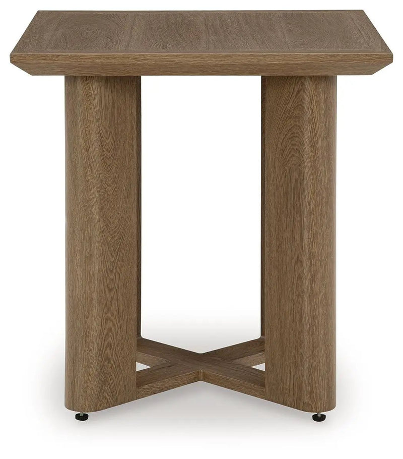 Serene Bay - Square End Table - Dark Brown by Unique Piece Furniture