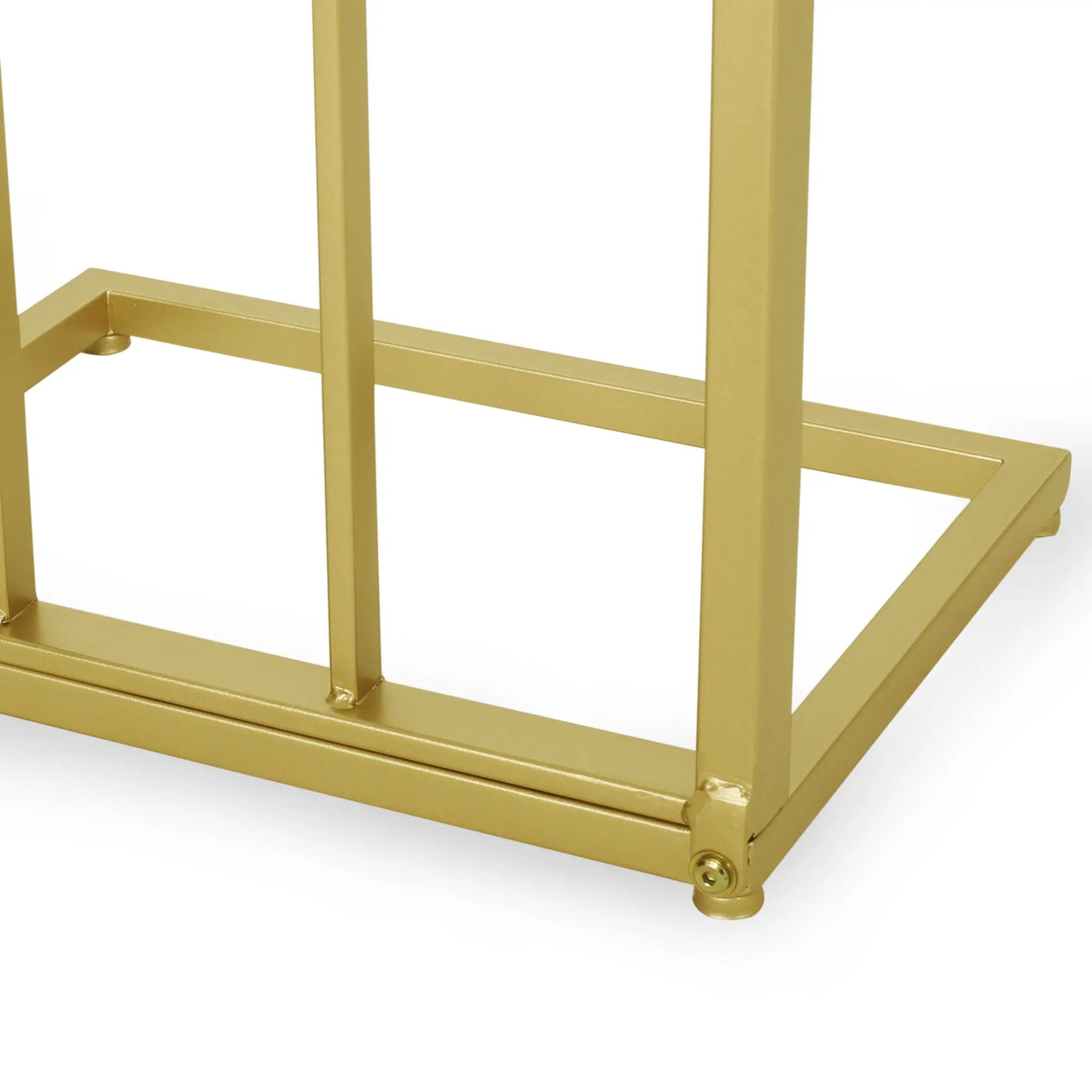 Modern Glam C-Shape End Table by HouseOfZazla
