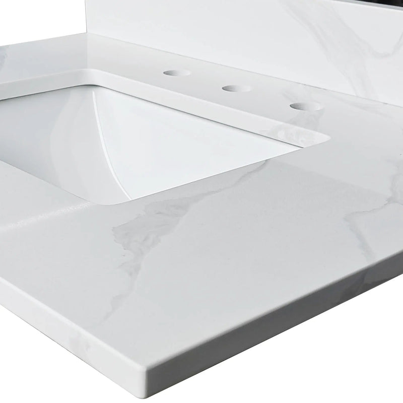31-Inch Quartz Bathroom Vanity Top by HouseOfZazla
