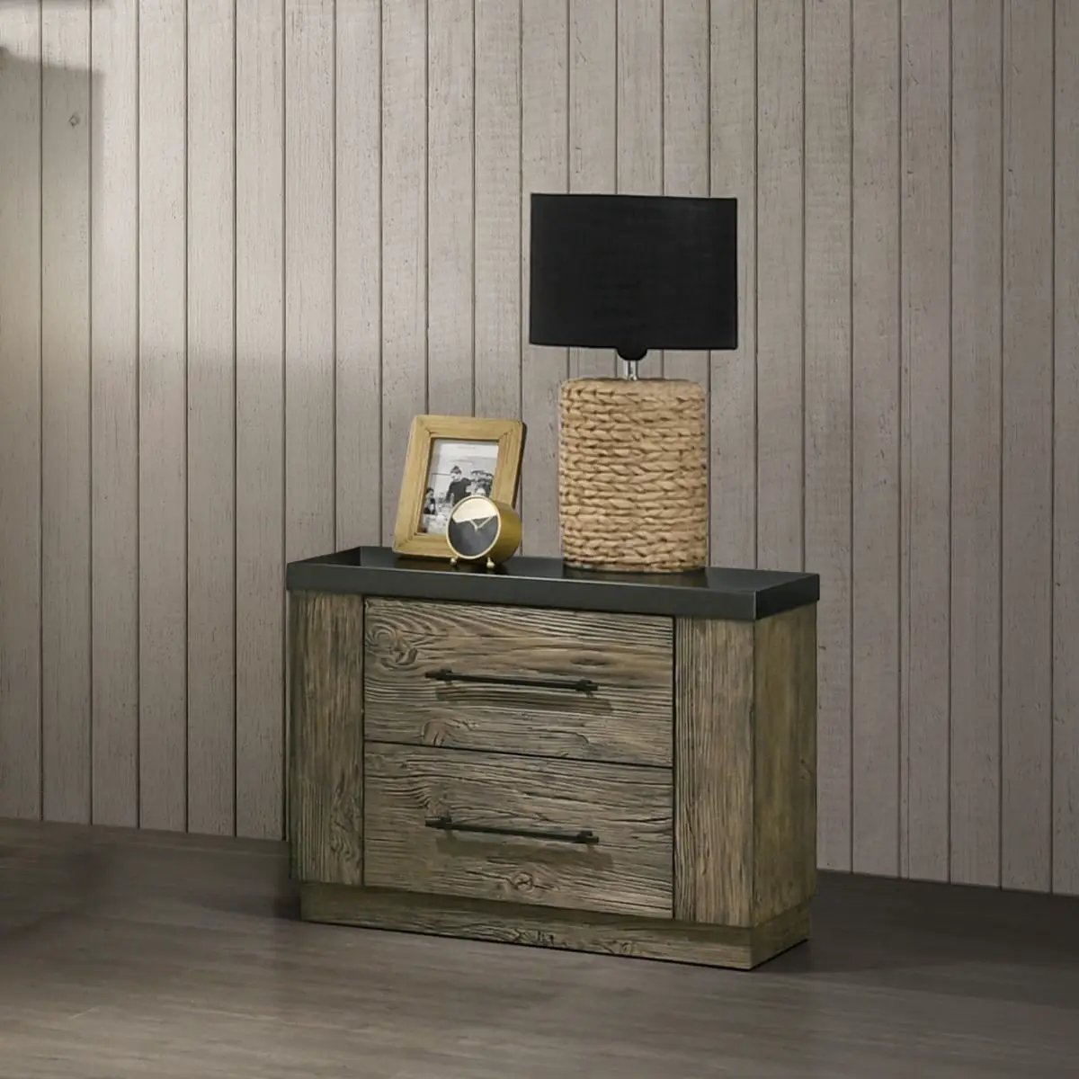 Lance - Nightstand - Tree Bark by Unique Piece Furniture