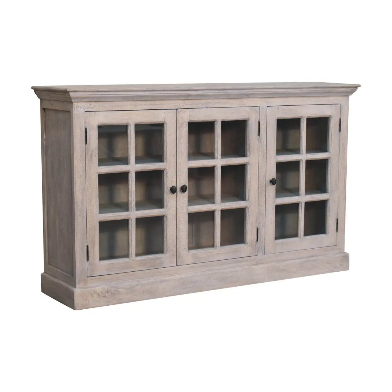 Triple Glazed Cabinet - Gray by HouseOfZazla