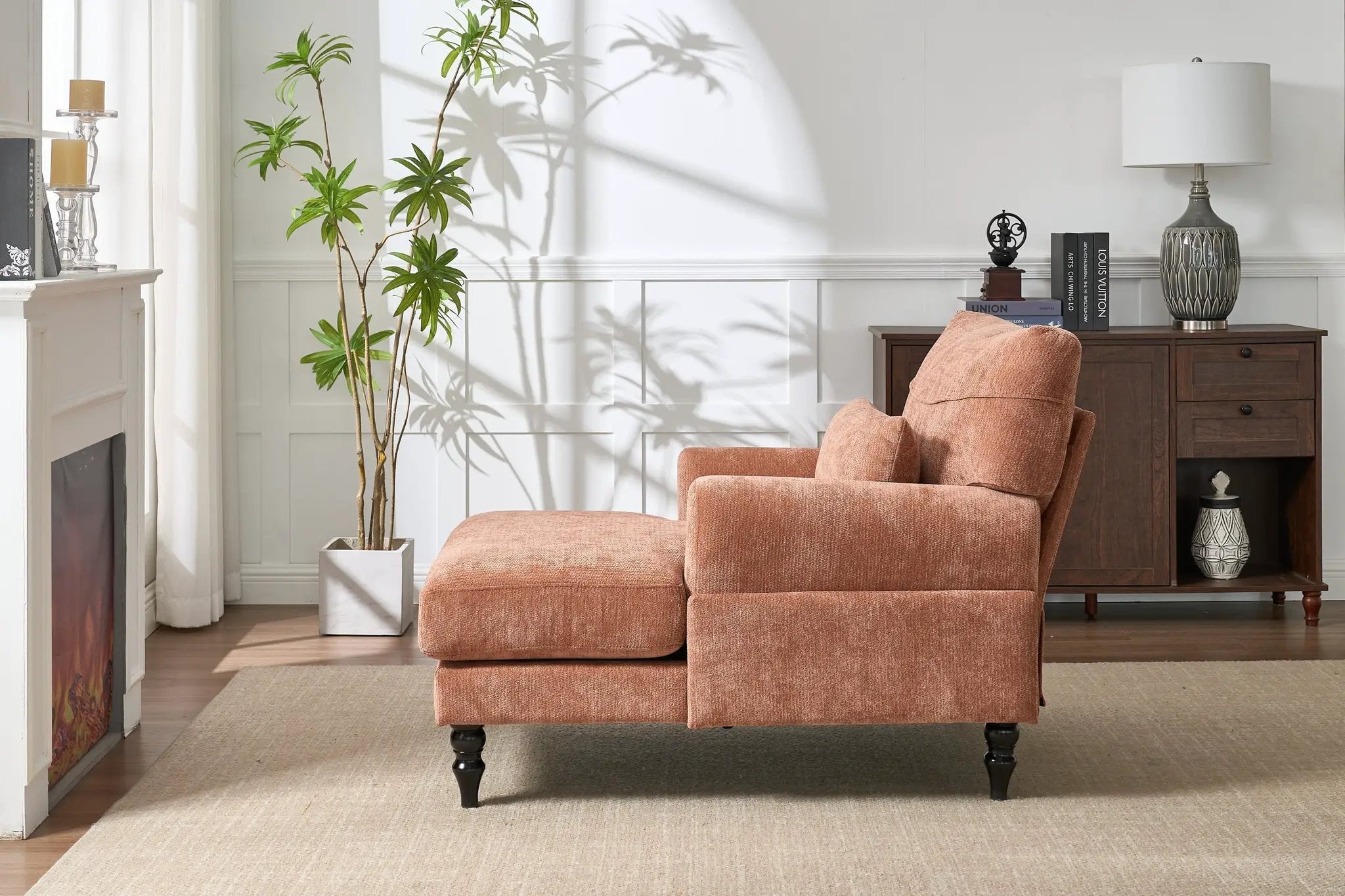 Modern Chaise Lounge Upholstered Indoor Recliner Sofa by HouseOfZazla