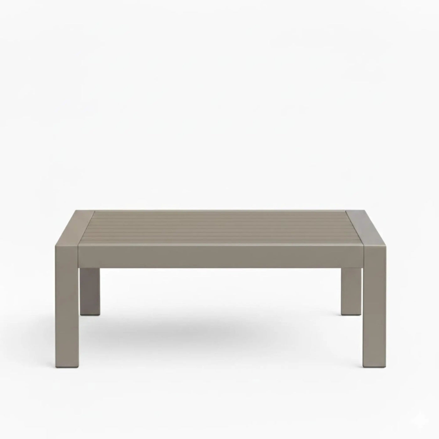 All-Weather Outdoor Coffee Table With Wood-Look Top by HouseOfZazla