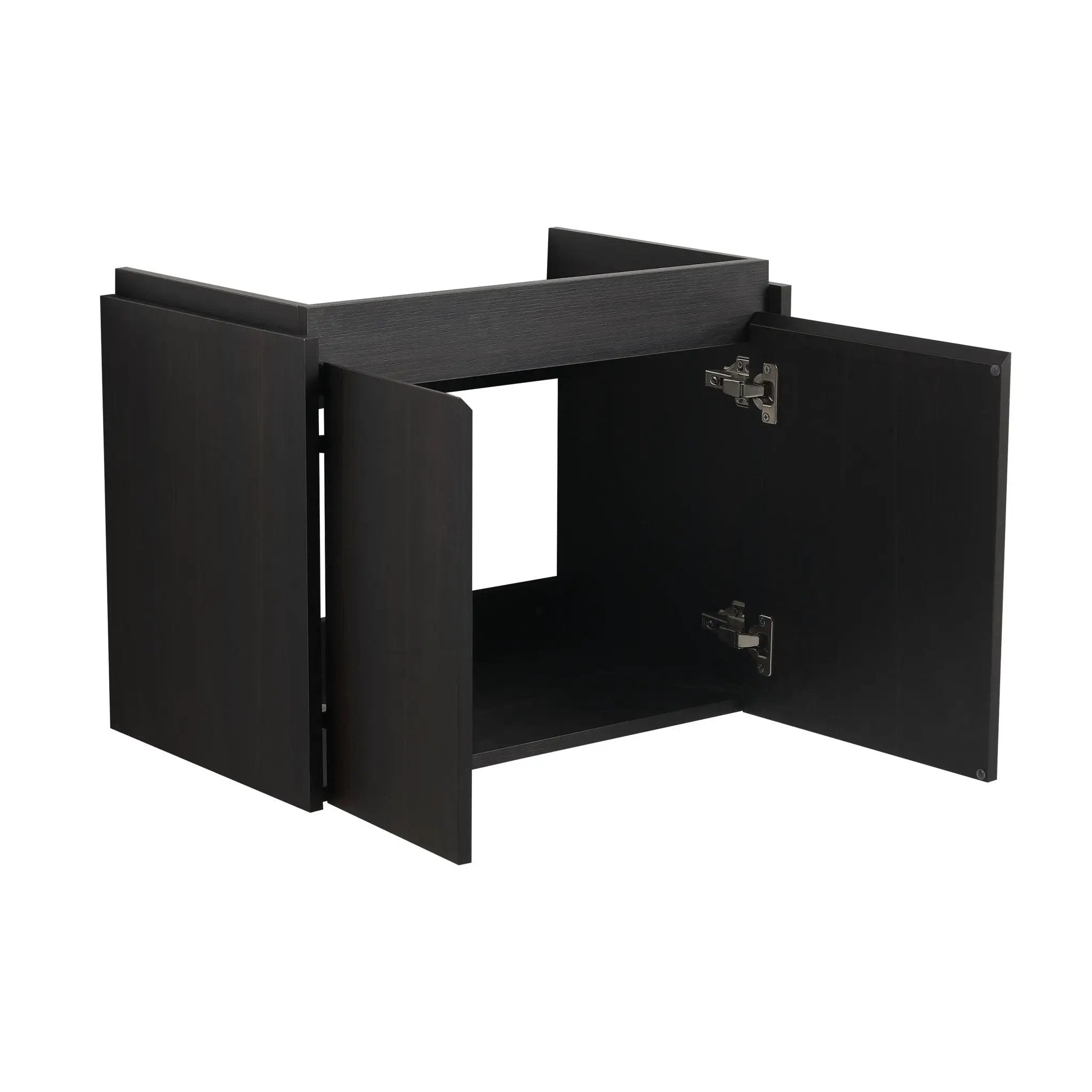 Modern Bathroom Vanity With Ceramic Basin, Wall Mounted Floating Sink Combo, Storage Cabinet by HouseOfZazla