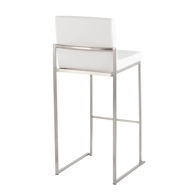 Fuji - Contemporary And Modern Elegance High Back Barstool by HouseOfZazla