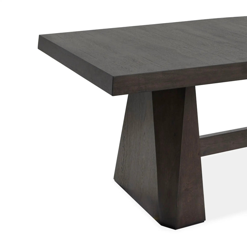 Tauren - Extendable Double Pedestal Dining Table - Coffee Bean by Unique Piece Furniture