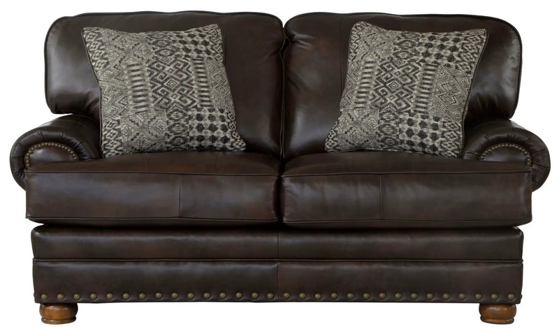 Roberto - Leather Loveseat - Cocoa by Unique Piece Furniture