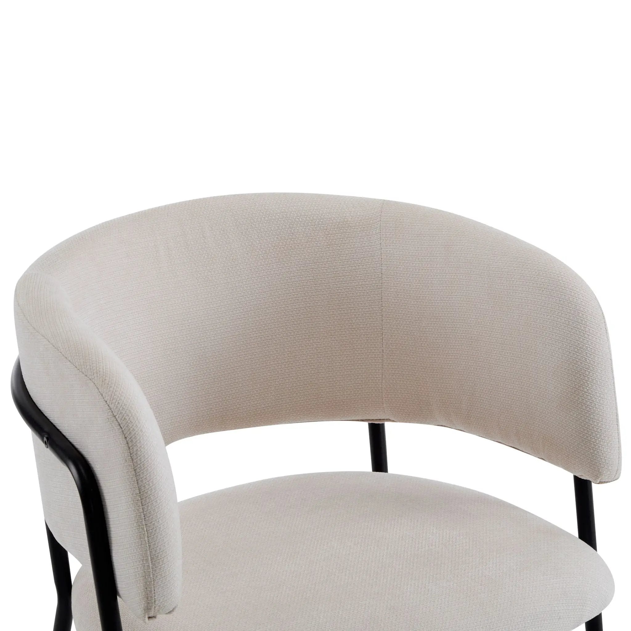 Modern Upholstered Arm Dining Chair Set by HouseOfZazla