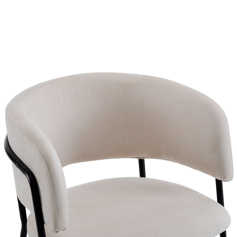 Modern Upholstered Arm Dining Chair Set by HouseOfZazla