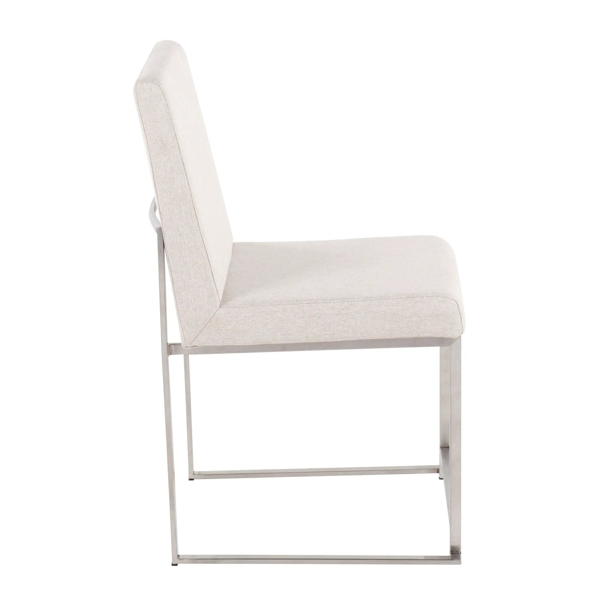 Fuji - Contemporary High Back Dining Chair, Modern Elegance (Set of 2) by HouseOfZazla