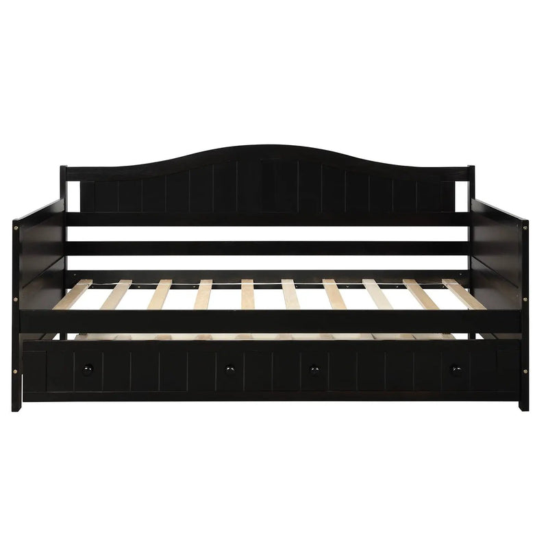 Wooden Daybed, Sofa Bed, No Box Spring Needed by HouseOfZazla