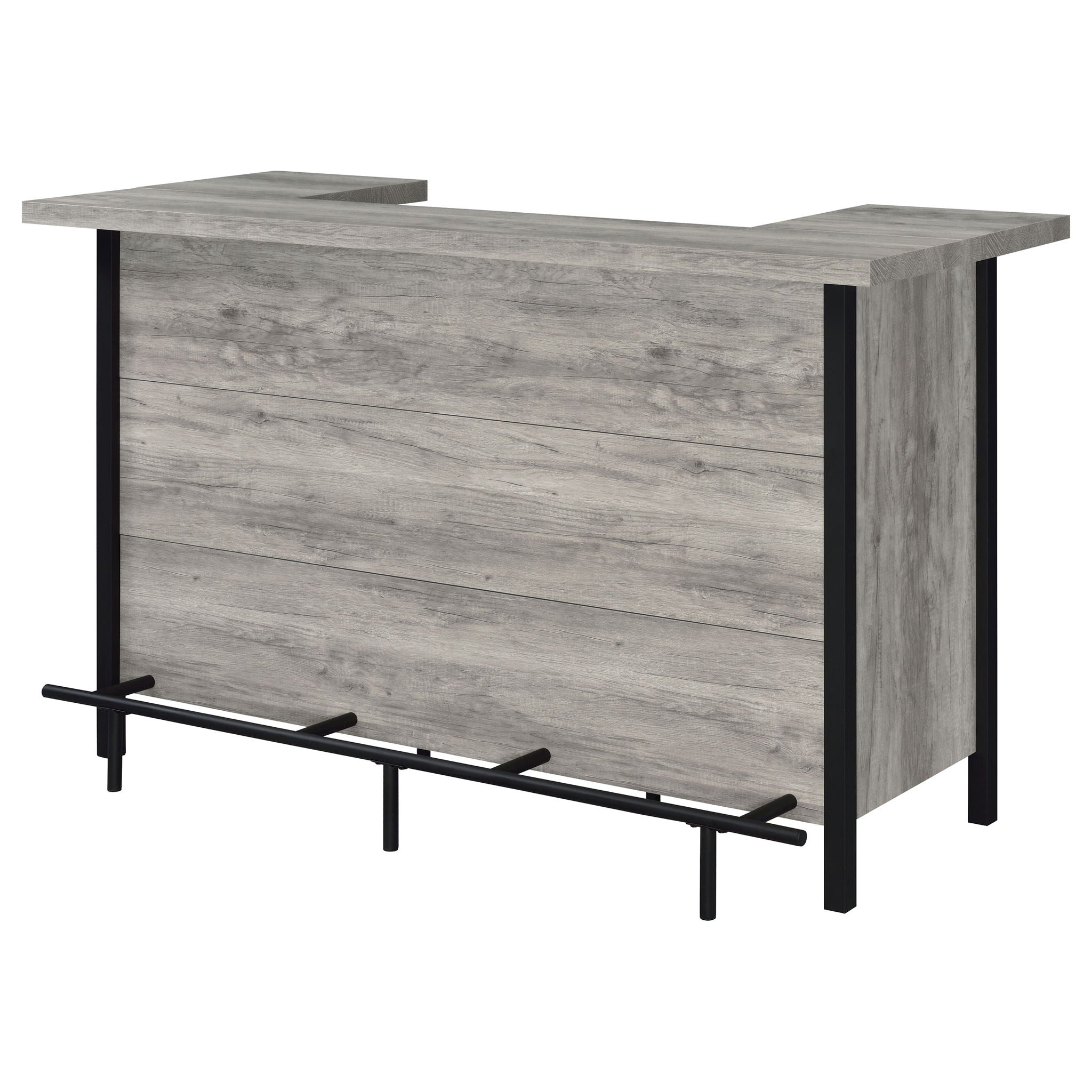 Menimen - Freestanding Bar Unit - Gray by HouseOfZazla