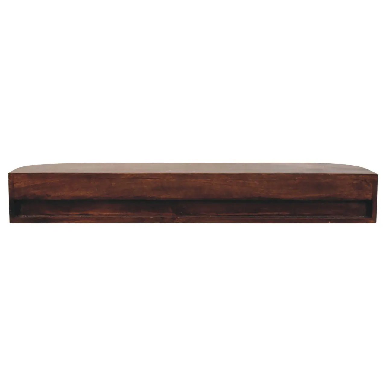 Lunar - Floating Console With 2 Drawer - Chestnut by HouseOfZazla