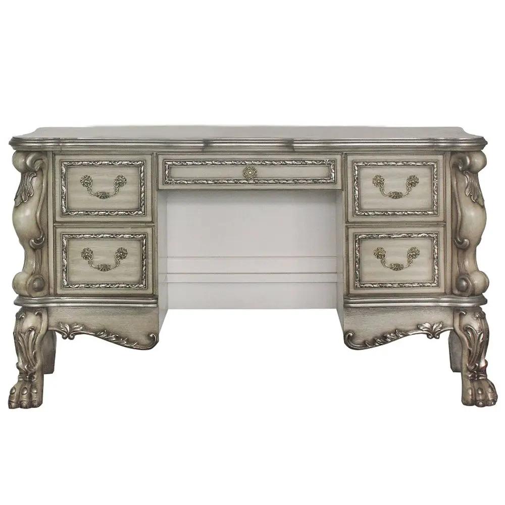Dresden - Vanity Desk - Vintage Bone White by Unique Piece Furniture