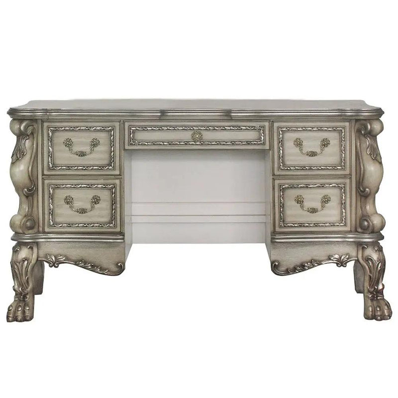Dresden - Vanity Desk - Vintage Bone White by Unique Piece Furniture