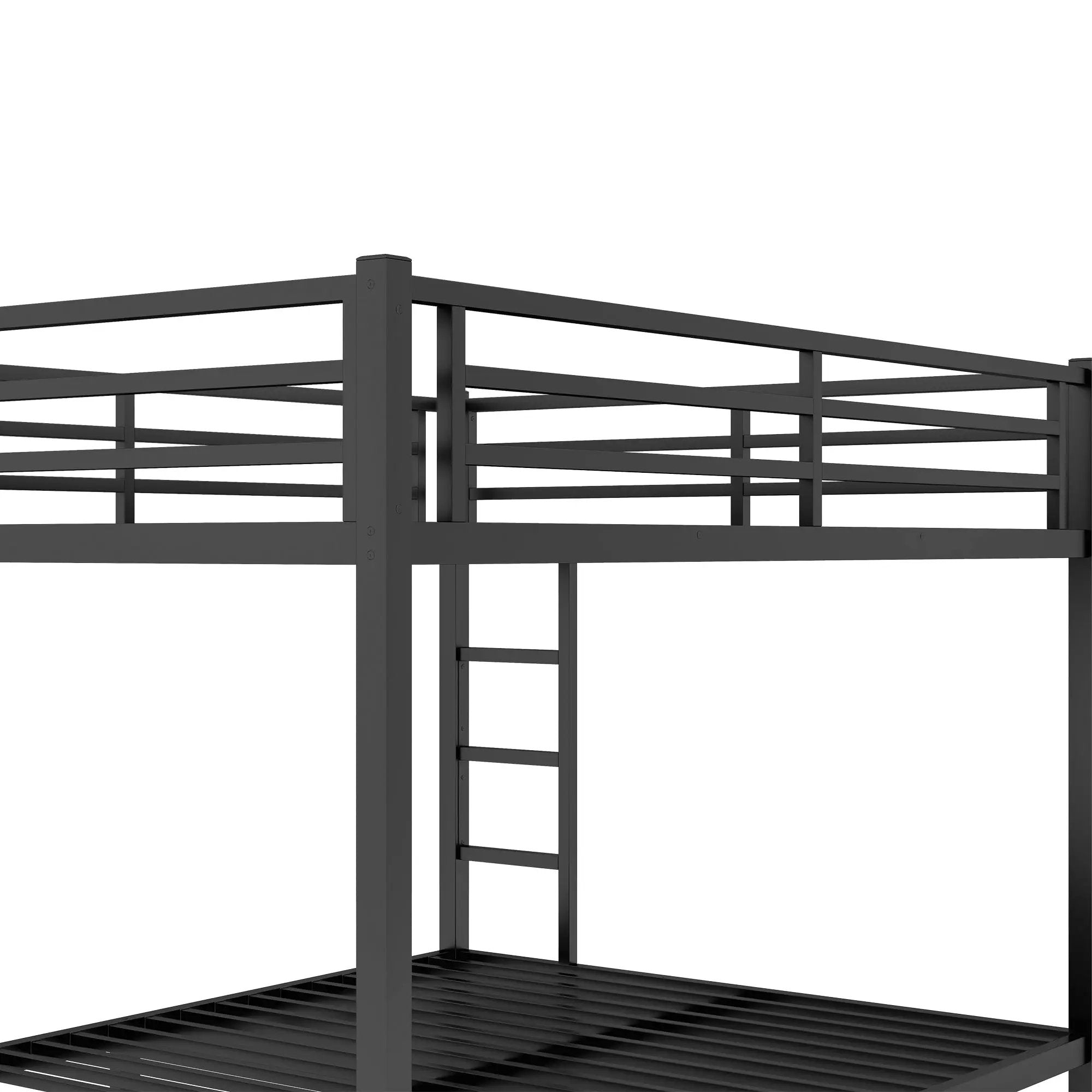 Metal Queen Over Queen Bunk Bed for Teens and Adults by HouseOfZazla