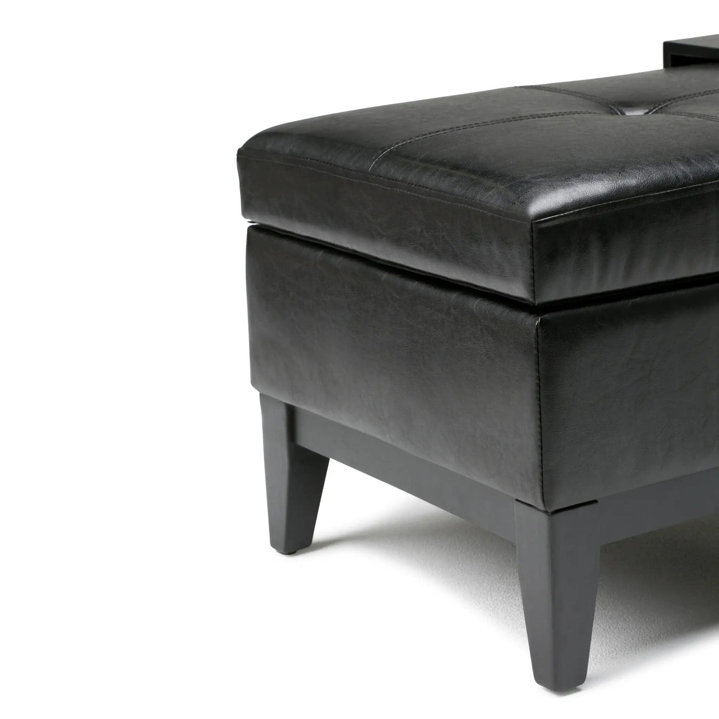 Oregon - Contemporary Storage Ottoman Bench With Tray by Unique Piece Furniture