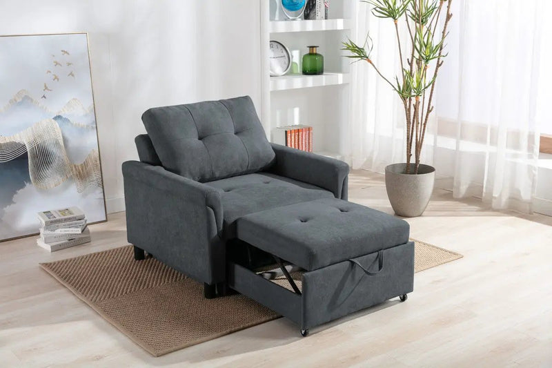 Hannah - Woven Convertible Armchair by Unique Piece Furniture