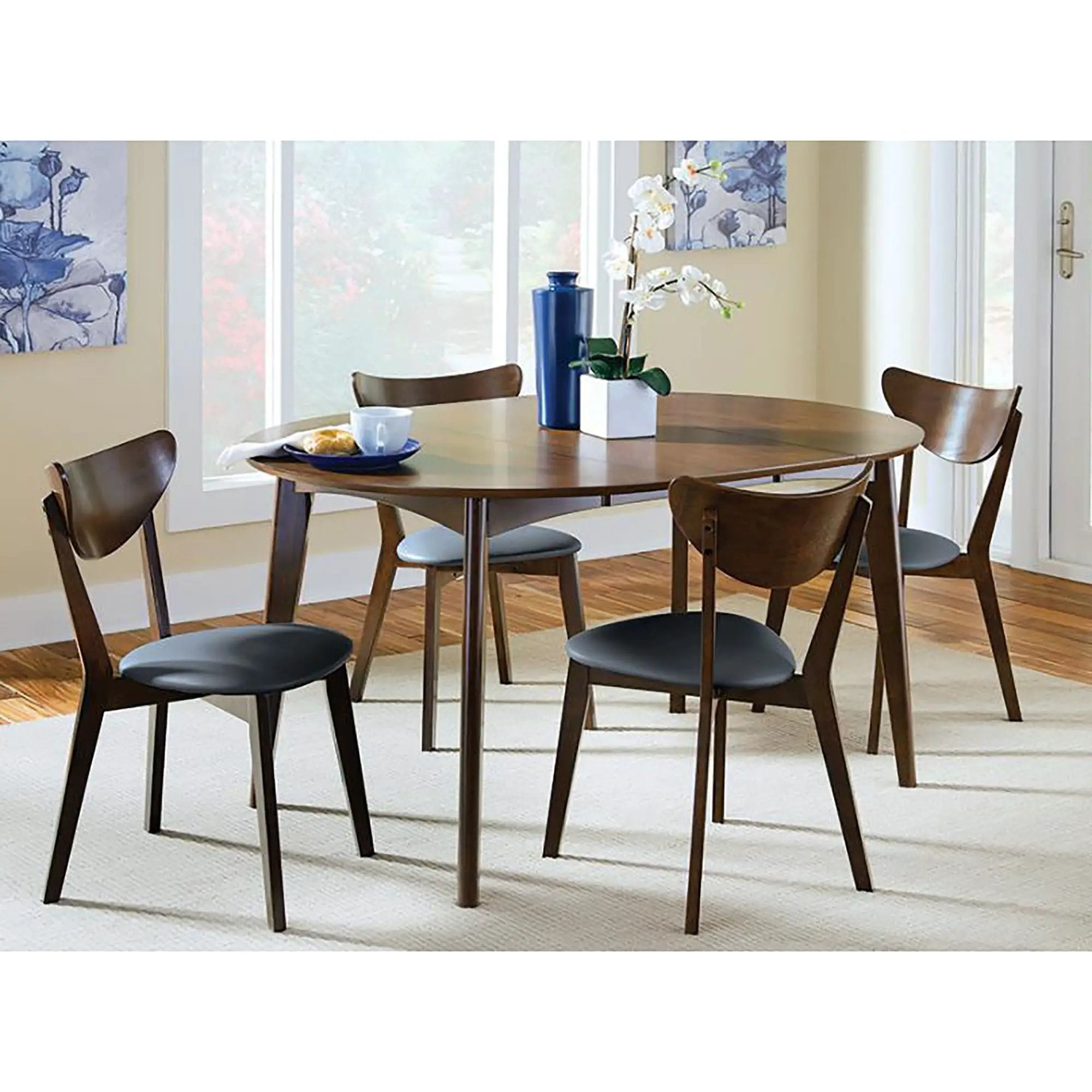 Marvin - Open Back Side Chairs (Set of 2) - Black by HouseOfZazla