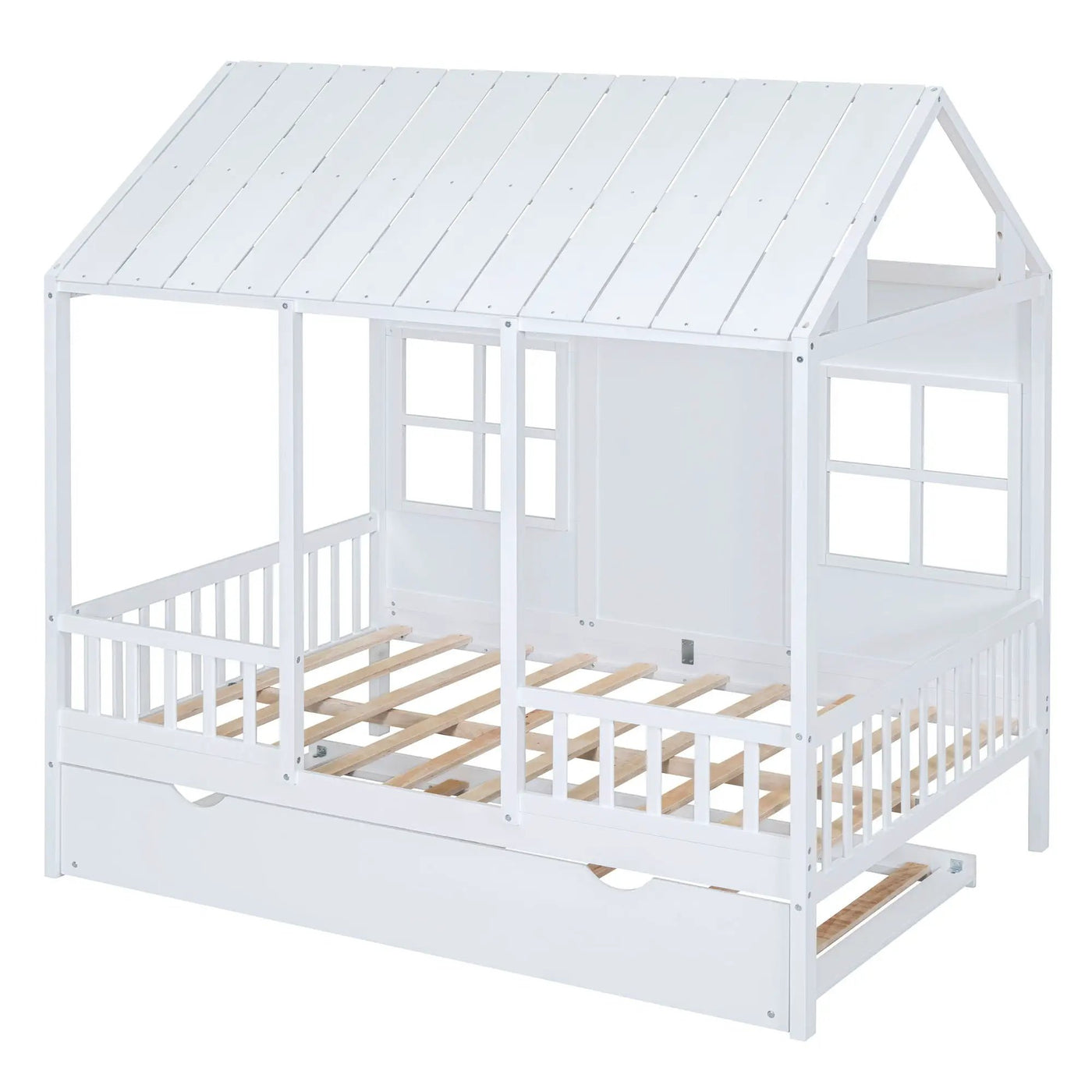 House Bed With Twin Size Trundle, Daybed by HouseOfZazla