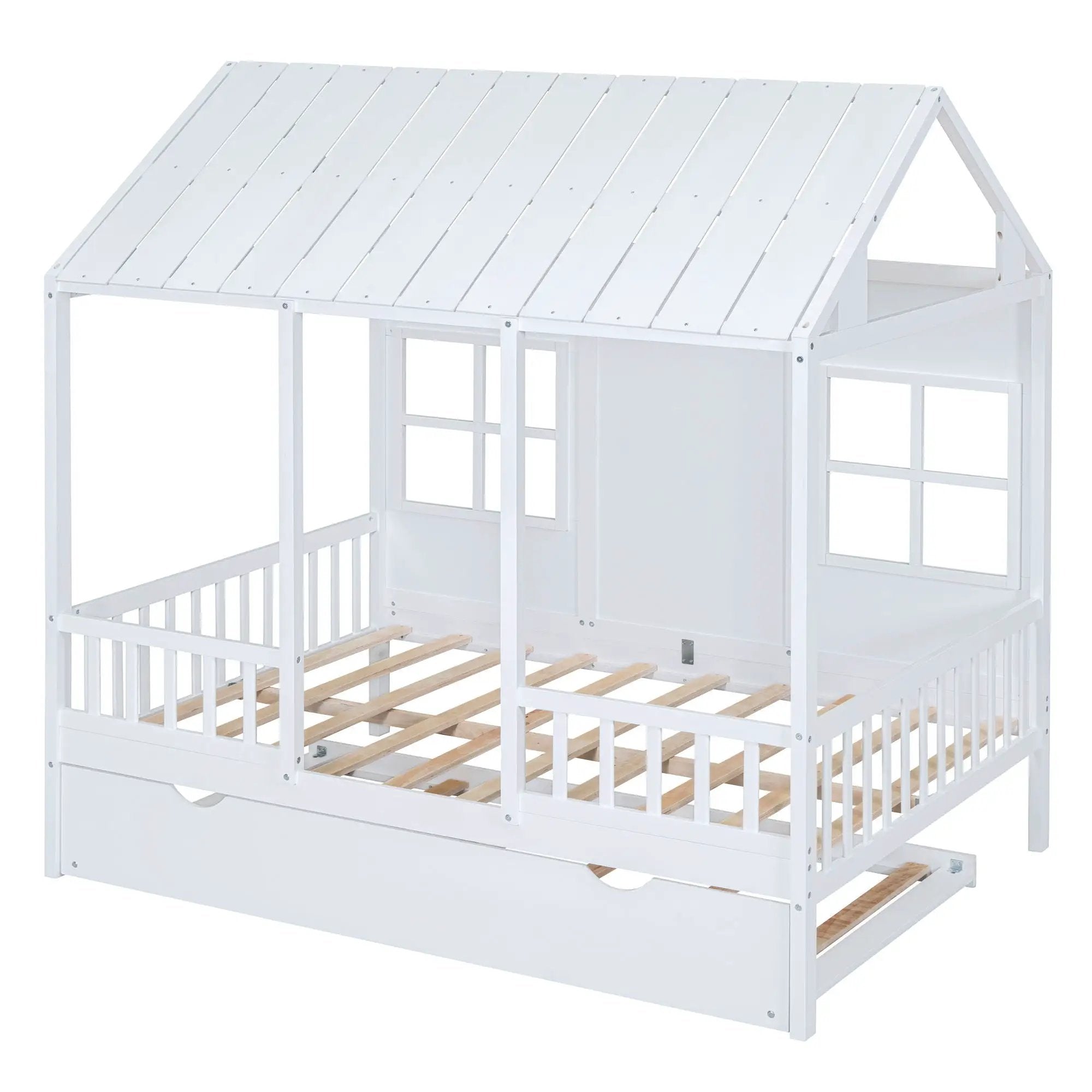 House Bed With Twin Size Trundle, Daybed by HouseOfZazla