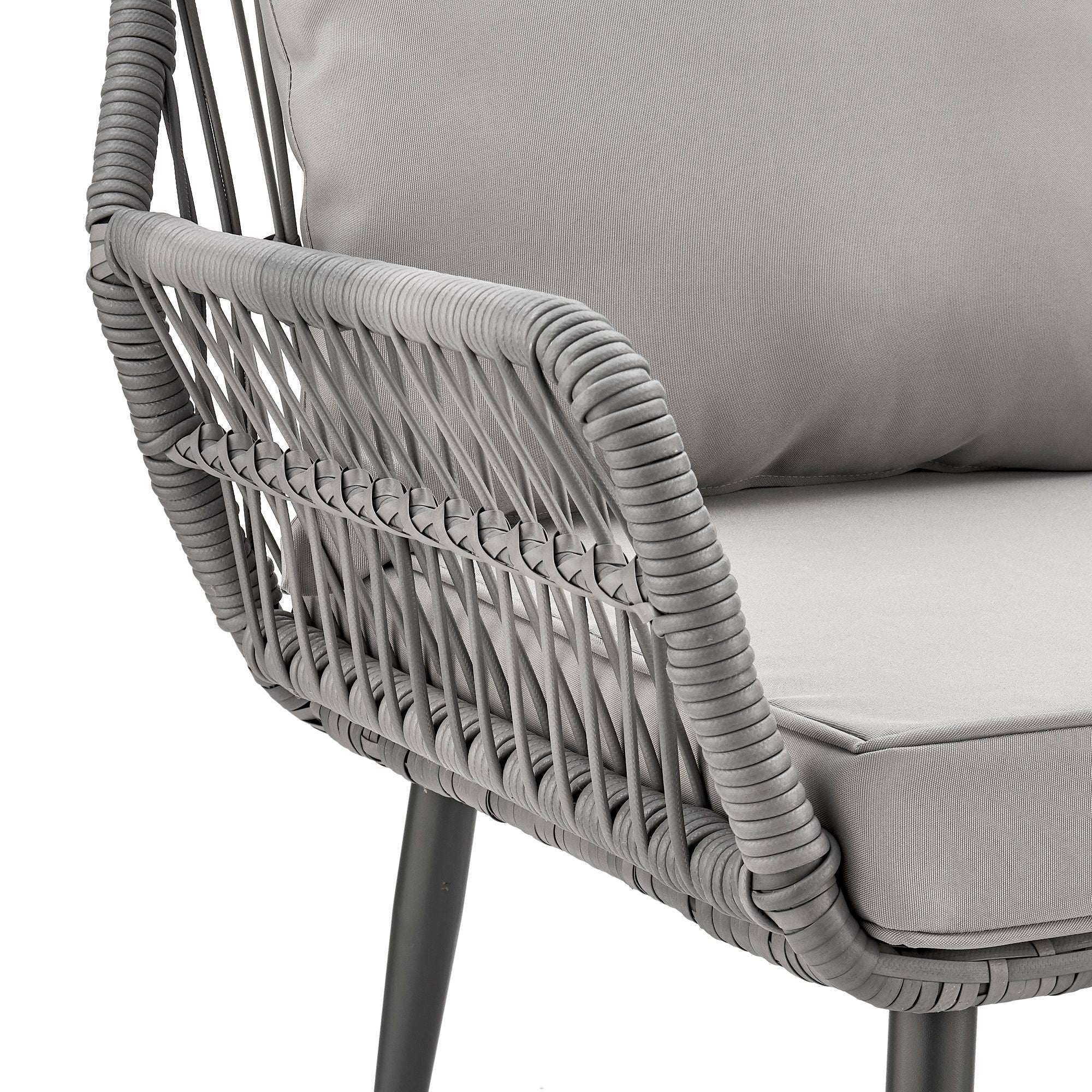 Cannes - 3 Piece Outdoor Patio Conversation Set by HouseOfZazla