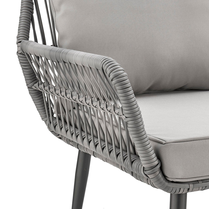 Cannes - 3 Piece Outdoor Patio Conversation Set by HouseOfZazla