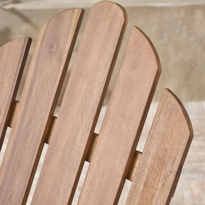 Echoes Outdoor Acacia Wood Adirondack Rocking Chair by HouseOfZazla