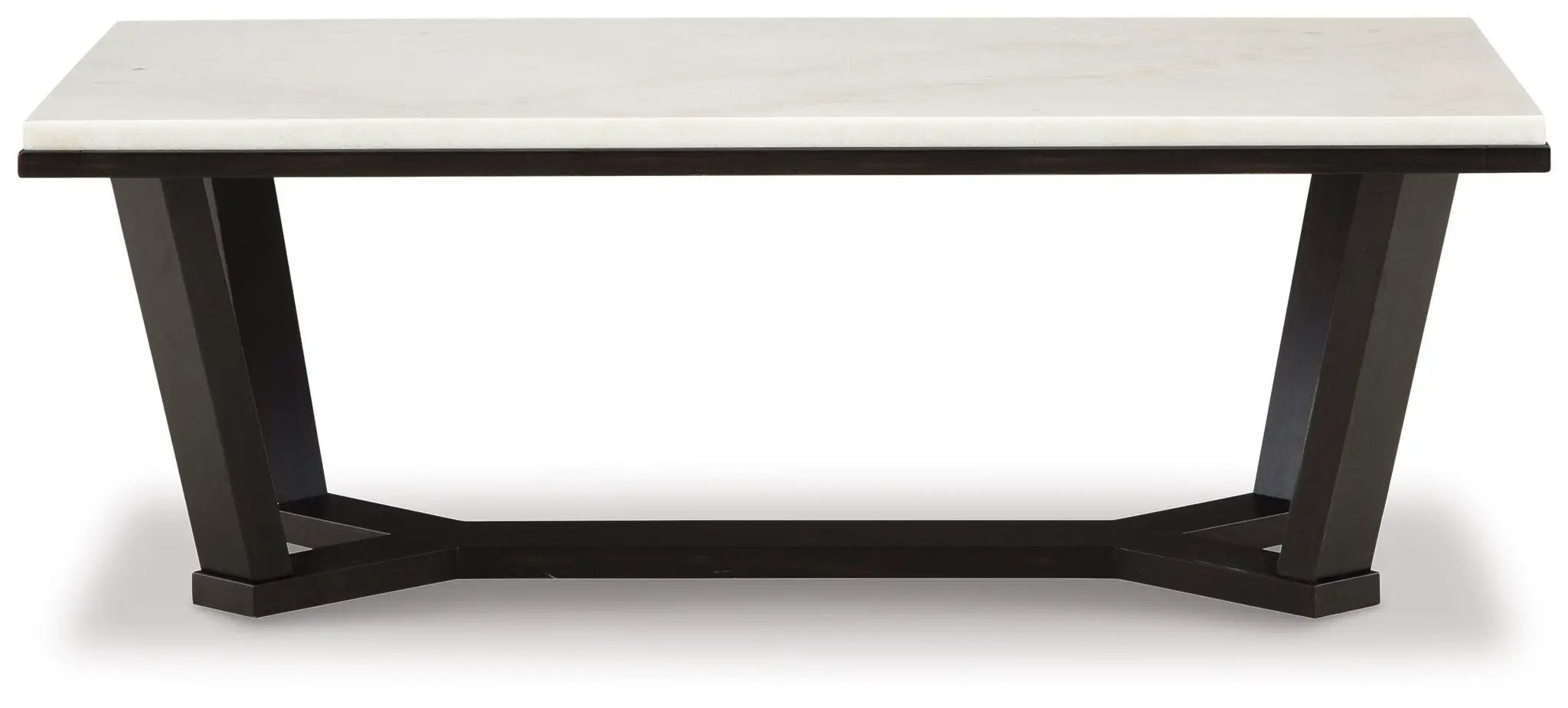 Fostead - Rectangular Cocktail Table - White / Espresso by Unique Piece Furniture