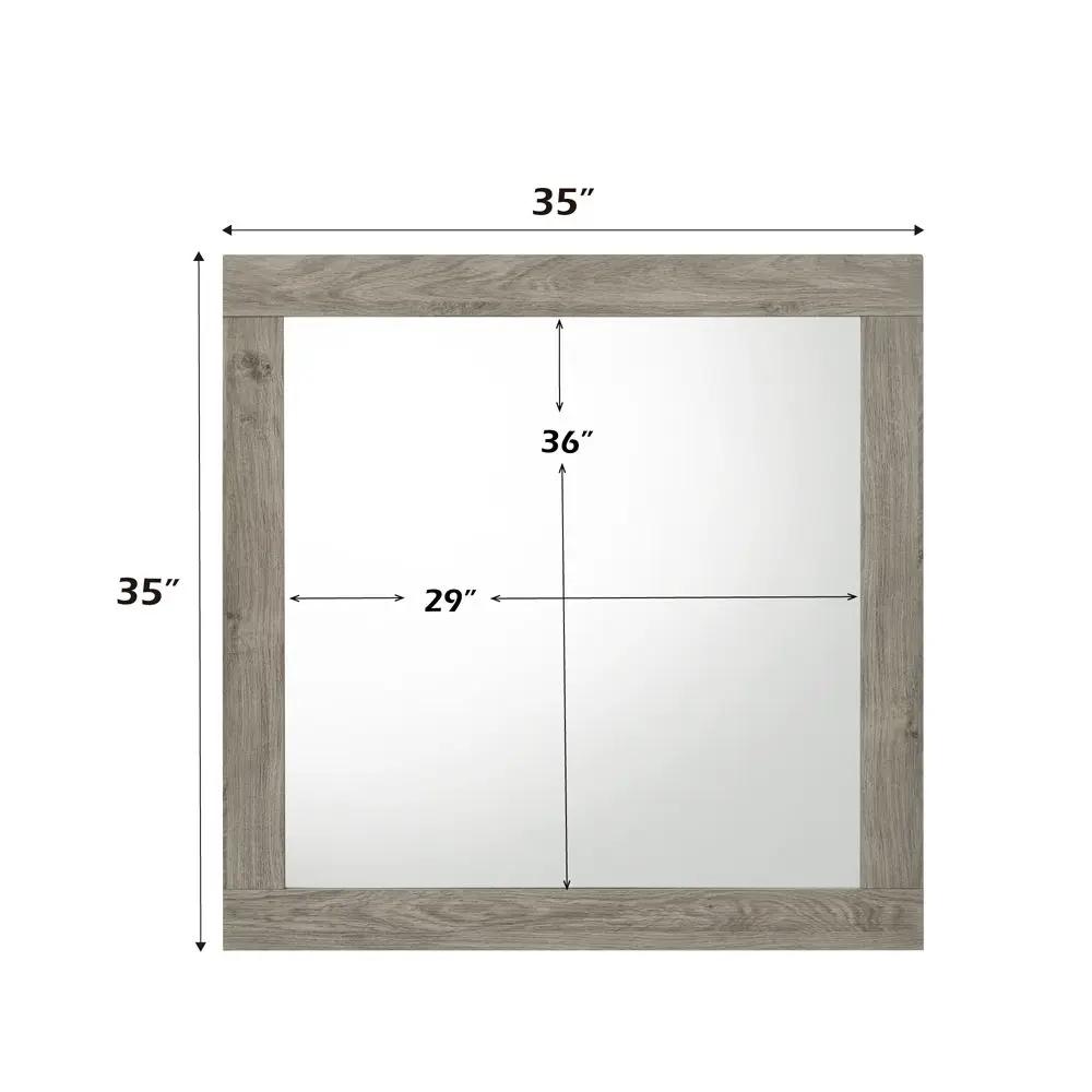 Mari - Mirror - Light Gray Finish by Unique Piece Furniture