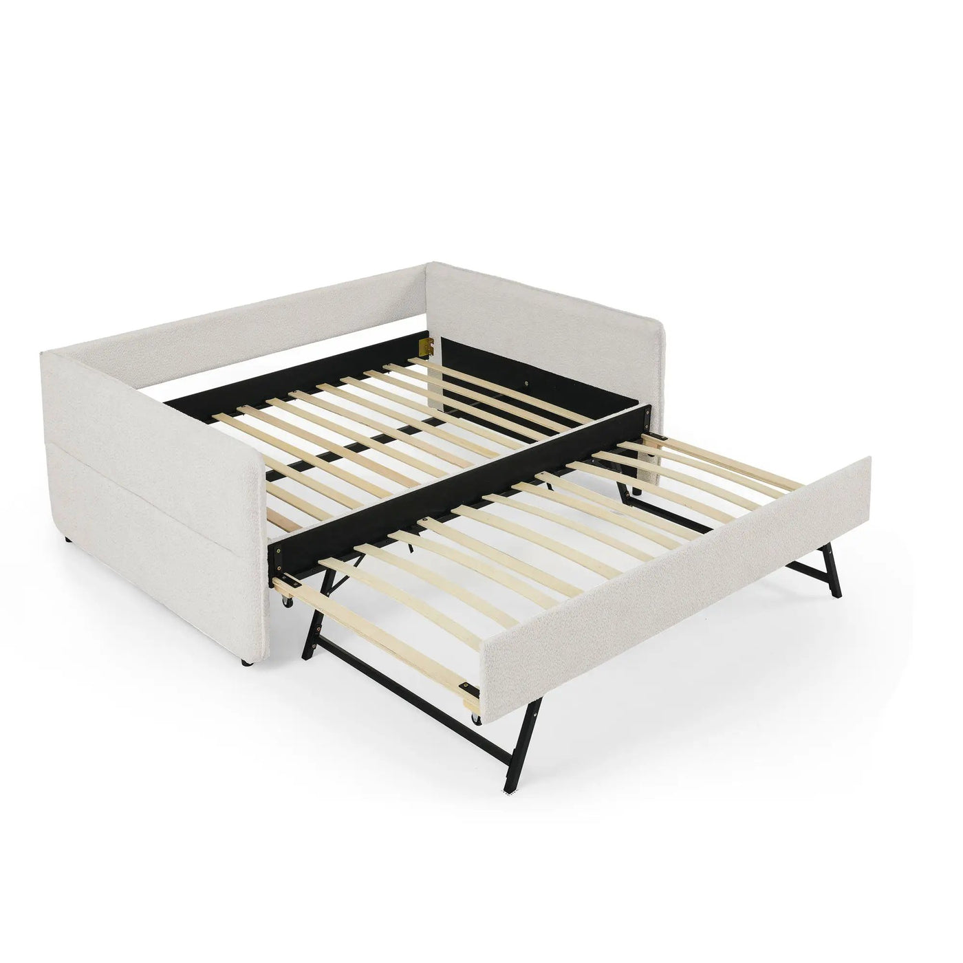 Upholstered Daybed With Pop Up Trundle by HouseOfZazla