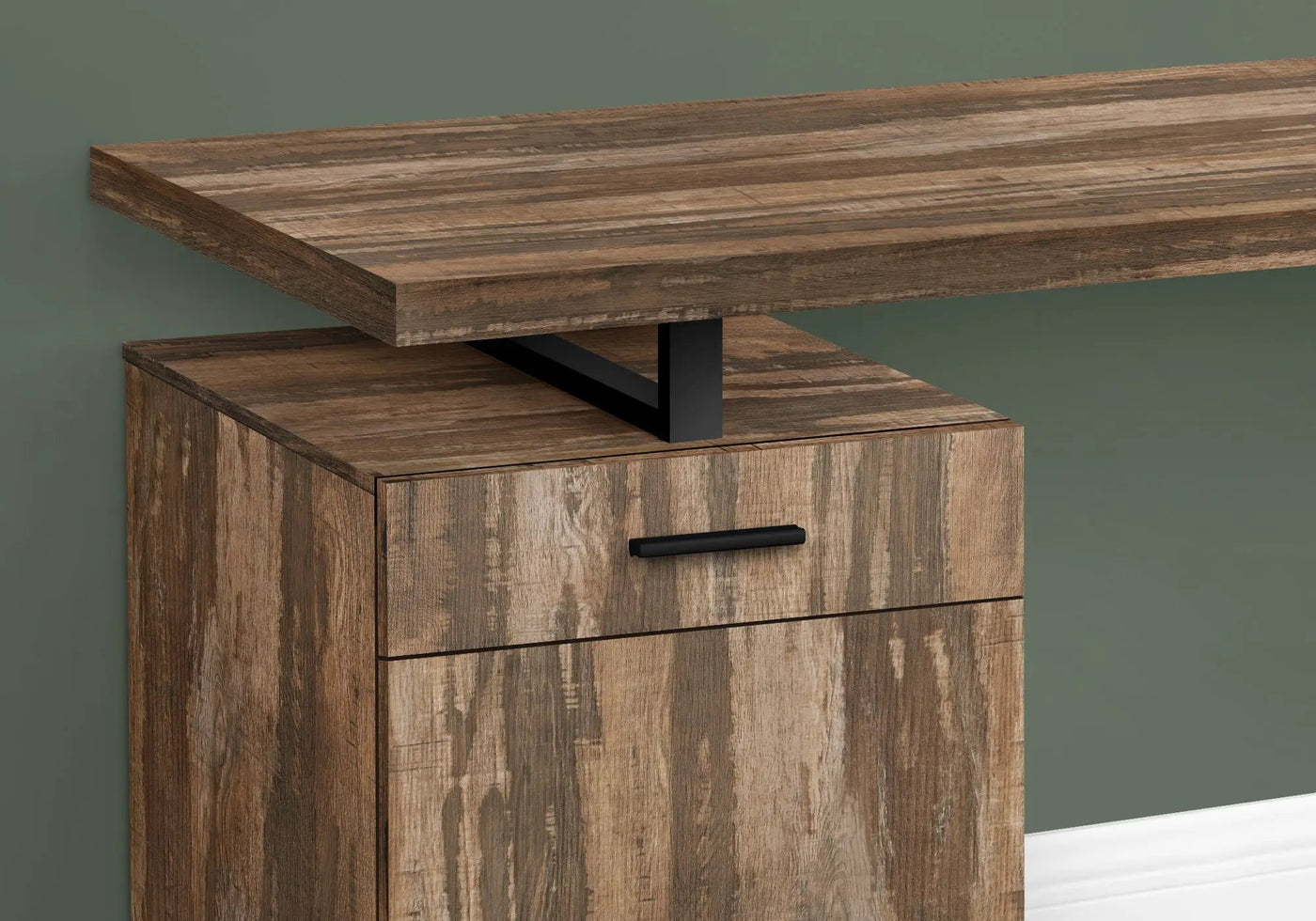 Computer Desk, Home Office, Laptop, Left, Right Set-Up, Storage Drawers, Work, Contemporary, Modern by Unique Piece Furniture