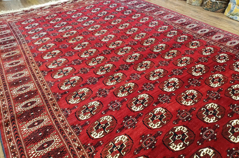 Persian Turkoman Rug 8 x 12.5 by Jewel Rugs