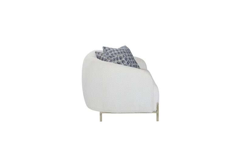 Rounded Sofa - White by Unique Piece Furniture