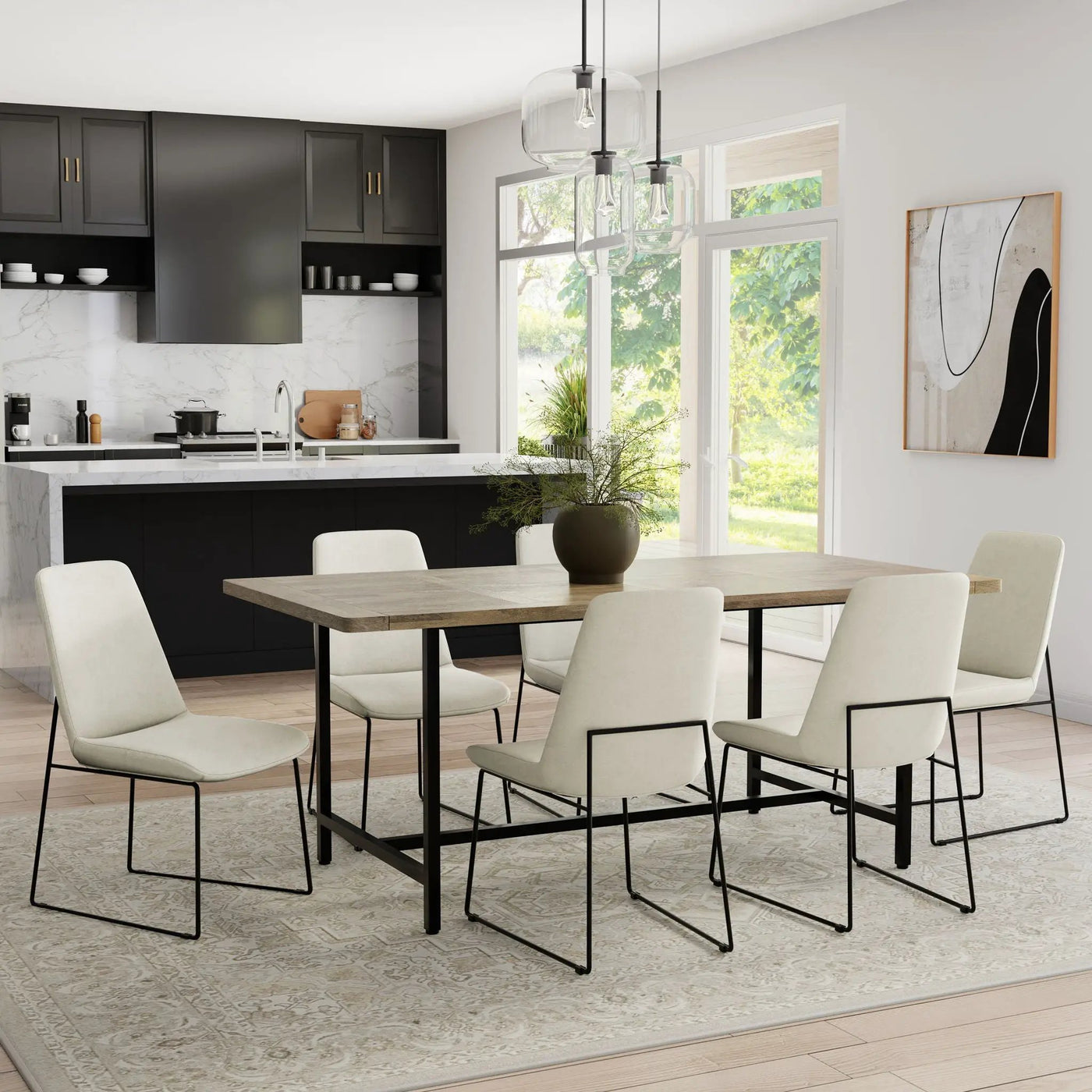 Campbell - Handcrafted Dining Table by Unique Piece Furniture