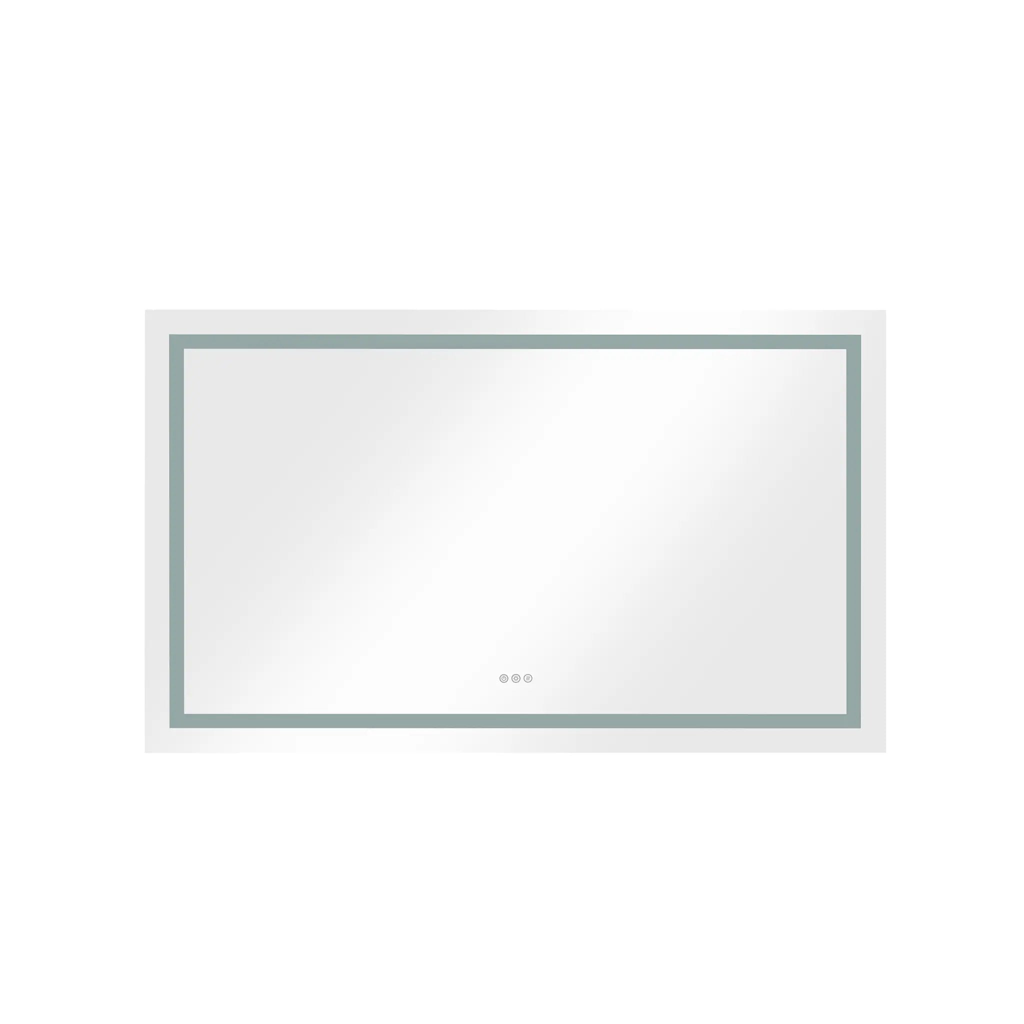 60 x 36 Inch LED Bathroom Mirror with Front and Backlight by HouseOfZazla