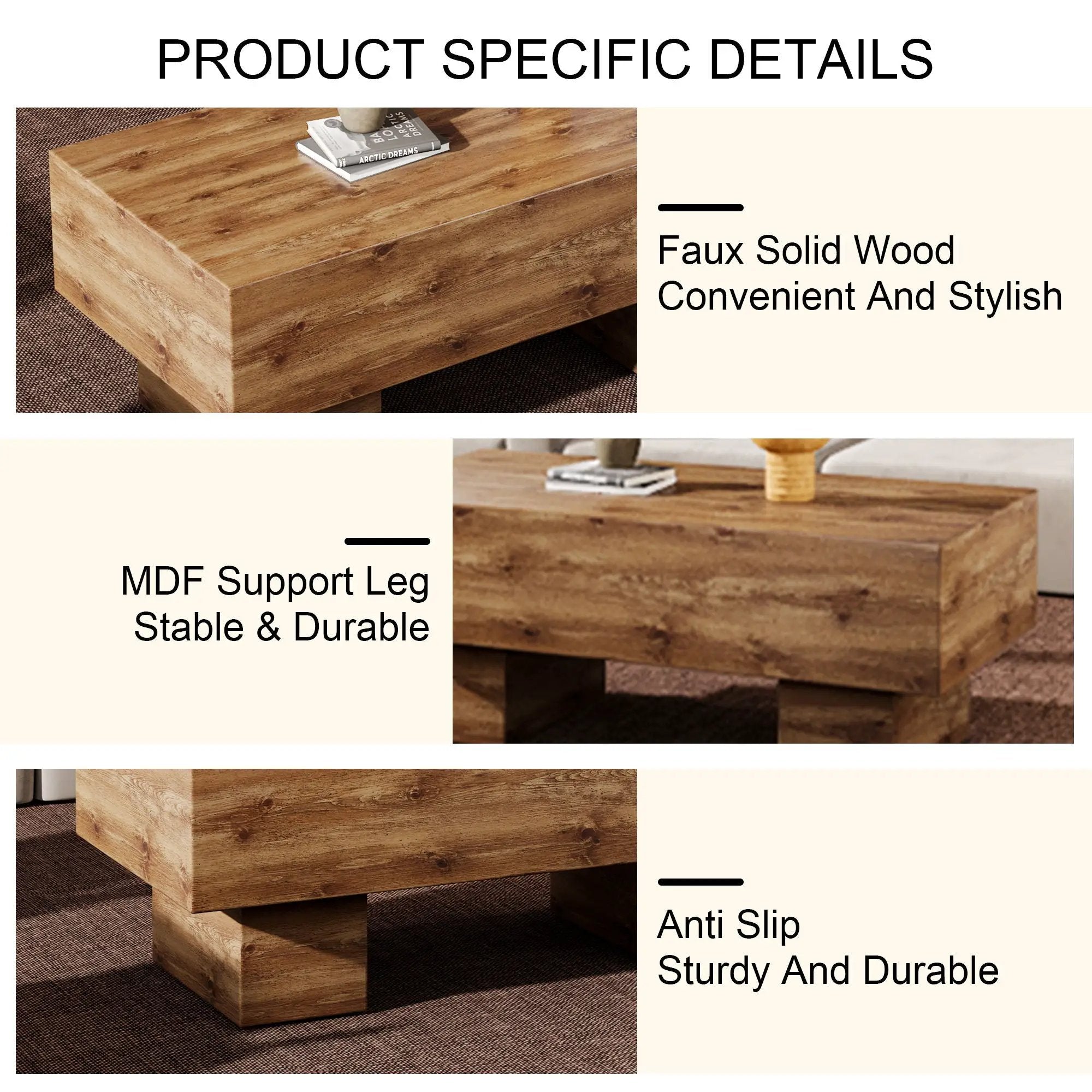 Modern Simple Coffee Table by HouseOfZazla