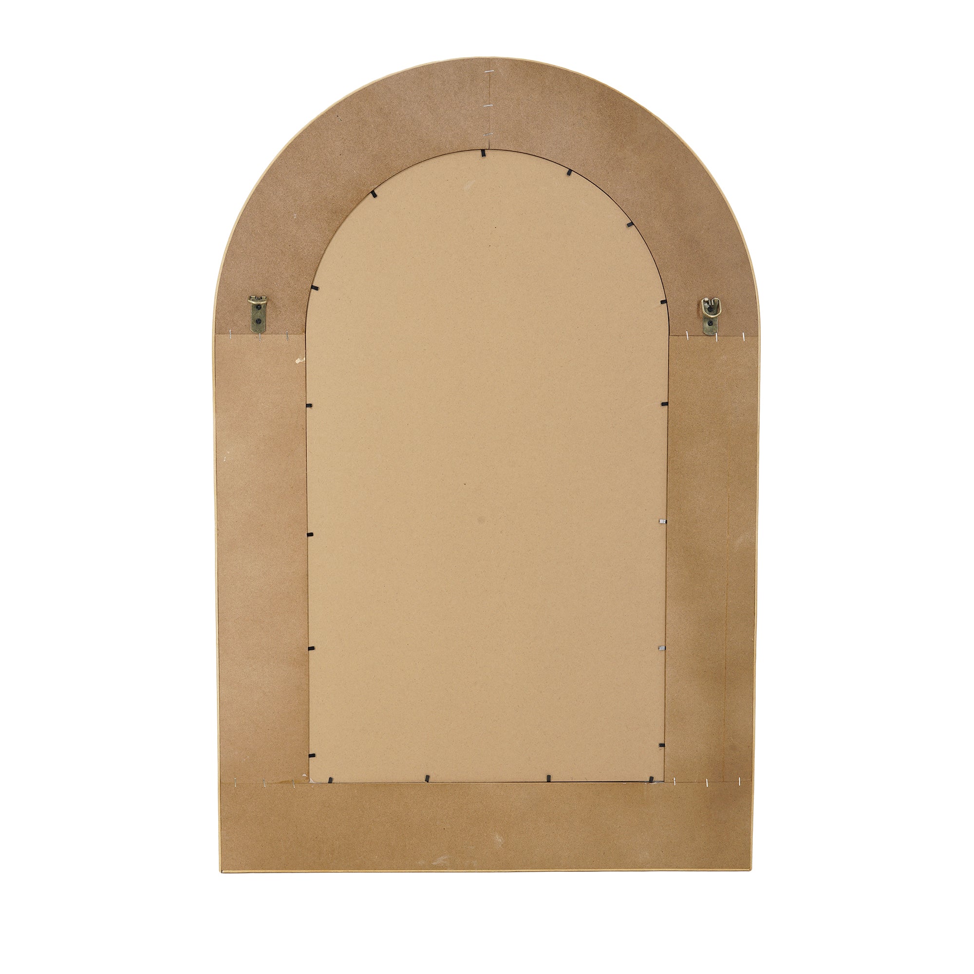 24.2"x36" Woven Texture Decorative Arched Mirror by HouseOfZazla
