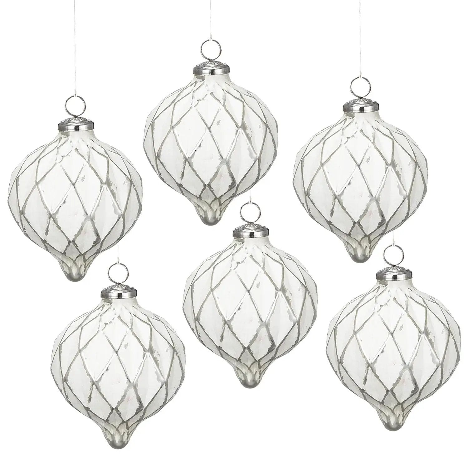 Christmas Ball Ornaments, Decorative Hanging Ball Christmas Tree Ornaments by HouseOfZazla