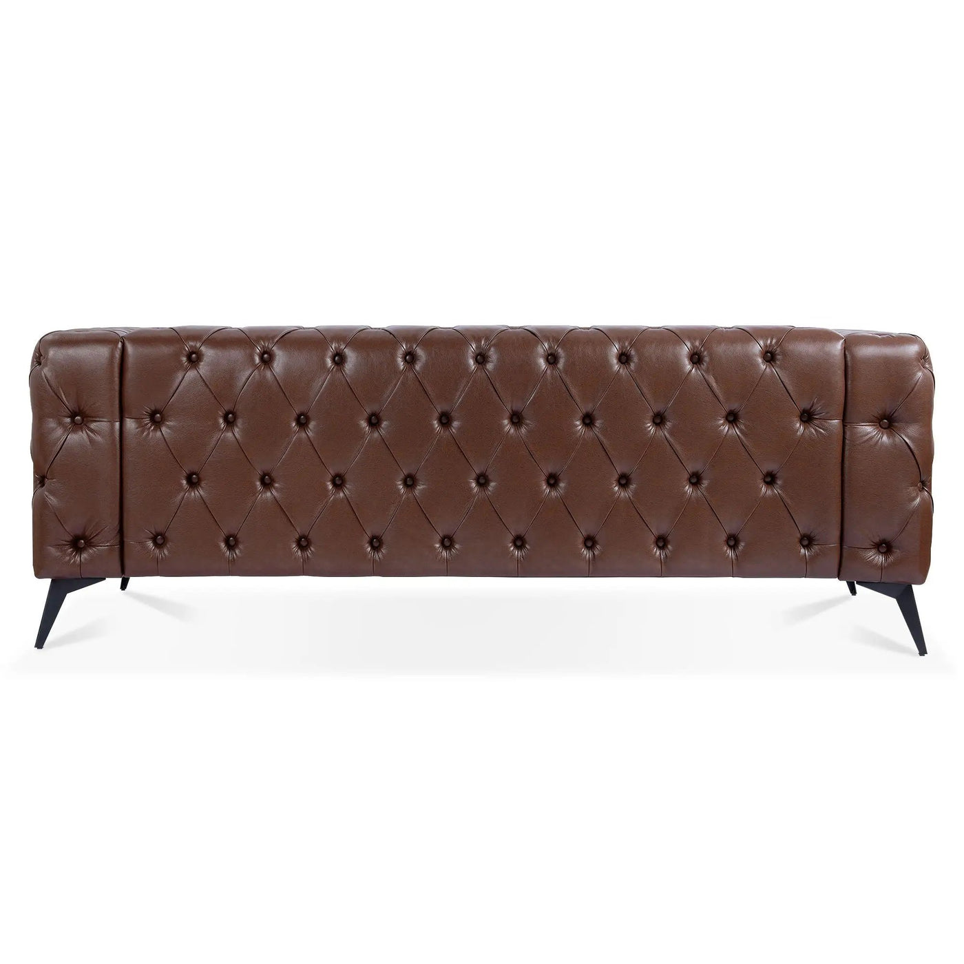 Square Arm Removable Cushion 3 Seater Sofa by HouseOfZazla