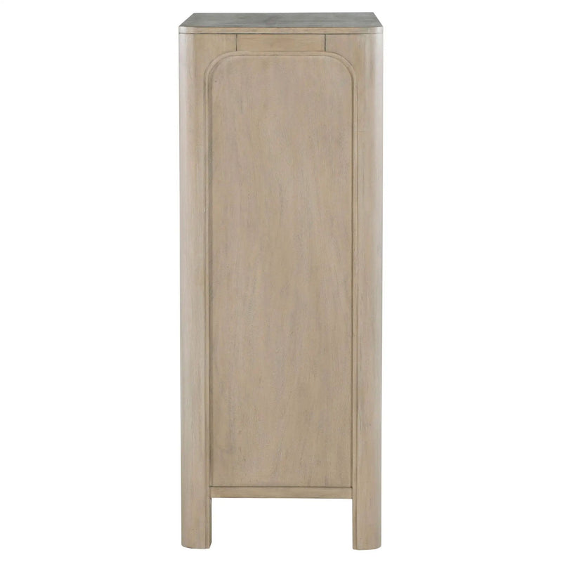 Solano 5-drawer Bedroom Chest of Drawers Weathered Mango by Unique Piece Furniture