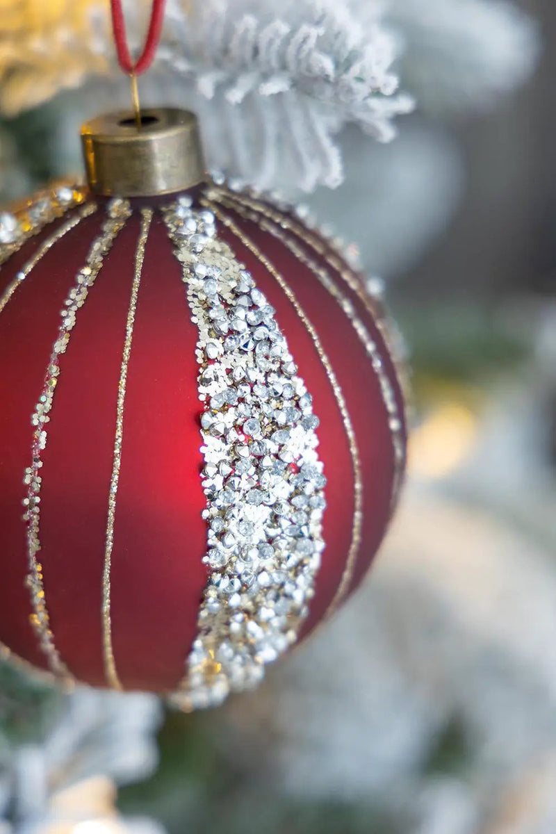 Christmas Ball Ornaments Tree Ornaments For Holiday Party Decorations by HouseOfZazla