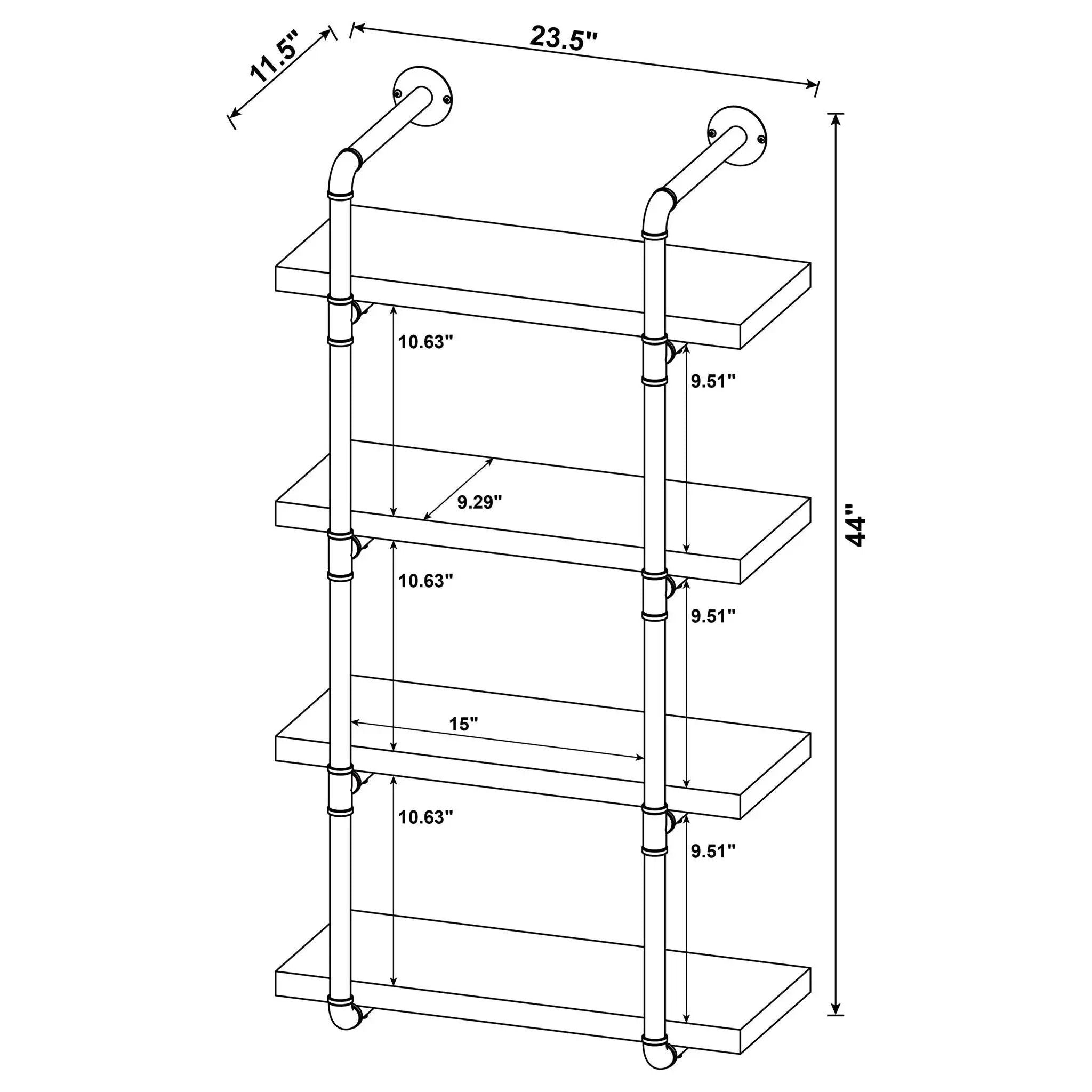 Industrial Design Wall Shelf by HouseOfZazla