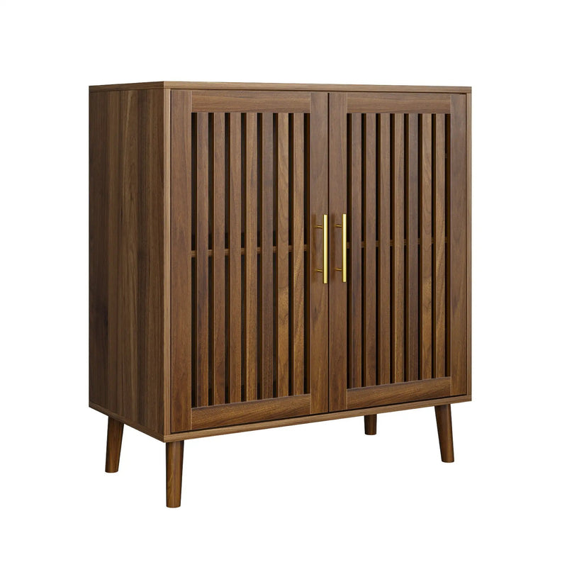 Grille Striped Sideboard Buffet Cabinet With Storage by HouseOfZazla