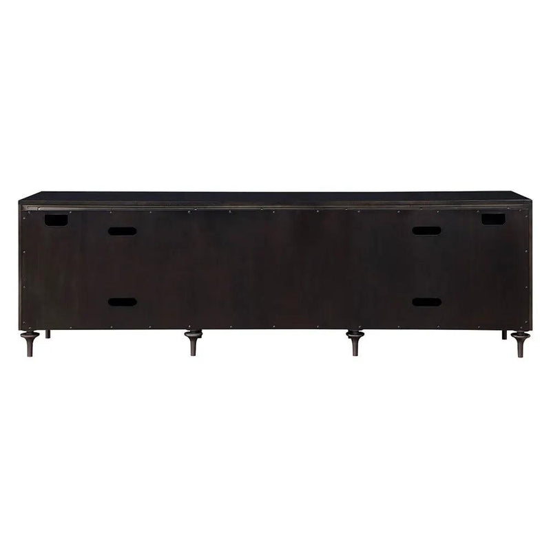 Diya - Console Cabinet - Forged Bronze & Espresso by Unique Piece Furniture
