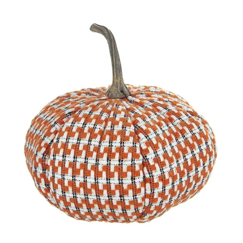 Pumpkin Ornament Decor For Holiday Harvest Festival Fall Festival & Thanksgiving (Set of 2) - Orange Multi by Unique Piece Furniture
