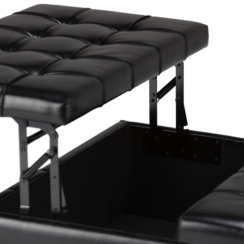 Harrison - Large Coffee Table Storage Ottoman by HouseOfZazla