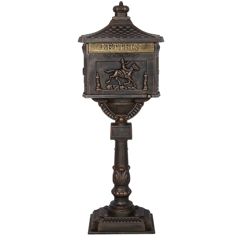 Cast Aluminum Mail Box, Postal Box, Mailbox by HouseOfZazla
