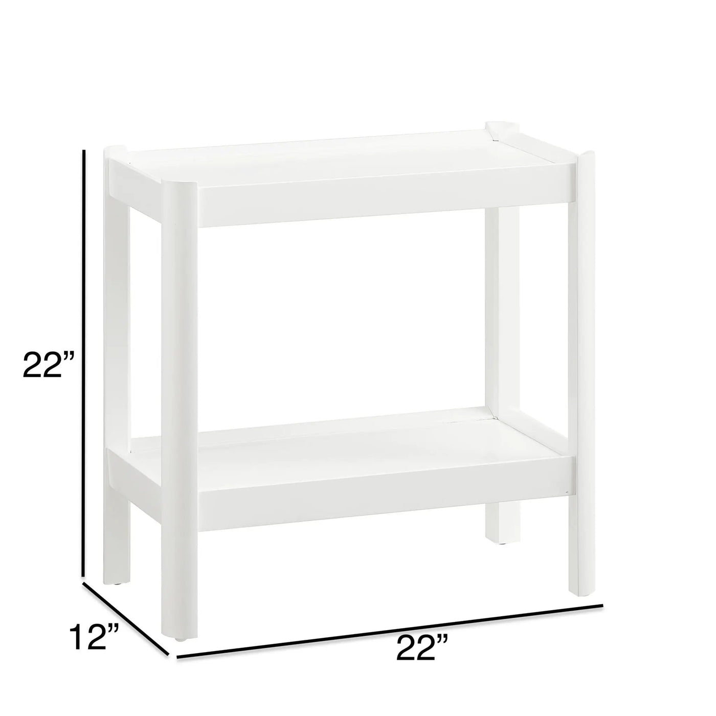 Yonda - Nightstand With 2 Shelves by HouseOfZazla